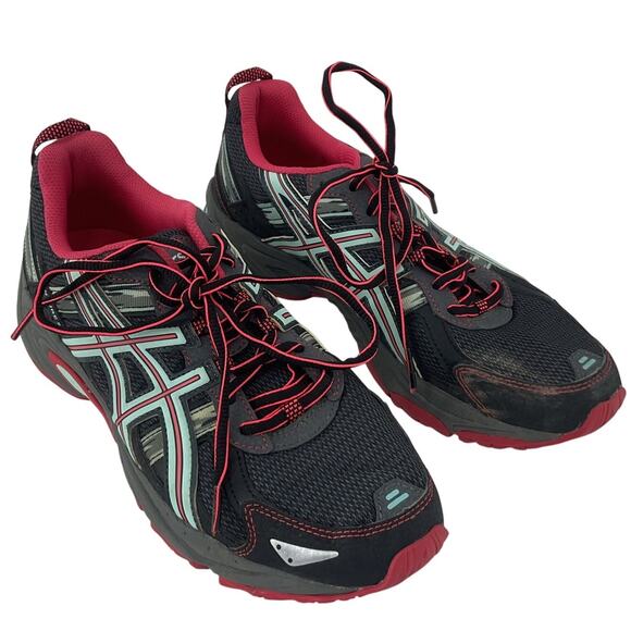 Asics Gel Venture 5 Women's Athletic Shoes Pistachio/Coral 9.5 Preowned - Picture 1 of 7